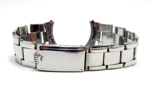 Vintage Bracelet Watch ROLEX Oyster With Rivets Stainless Steel 19mm Circa 1960