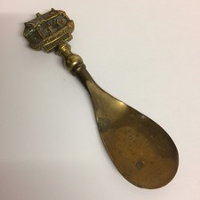 Brass Shoe Horn Vintage - North Devon Inn - Approx 13.5cm Long
