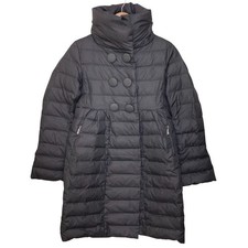 MONCLER JOHANNA Down Coat, Size 0, Black Women USED