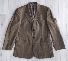DAKS Signature Tweed Blazer Jacket Mens, Pure Wool, size EU 52, US - XL, new, UK