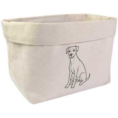 Große ''Dog Line Art'' Leinwand Organizer/Aufbewahrungstasche (OR00043772)