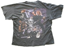 RARE Metallica Vintage 90s T-Shirt L XL Band American Flag Metal Scary Guy Jason