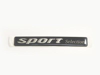 Kotflügel Emblem Typenschild Hinweisschild Sport Selection für Mercedes C-Klasse