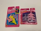Lot Of Vintage Packaged Mattel Barbie Doll Clip Skirt Pant Clothes Hangers New