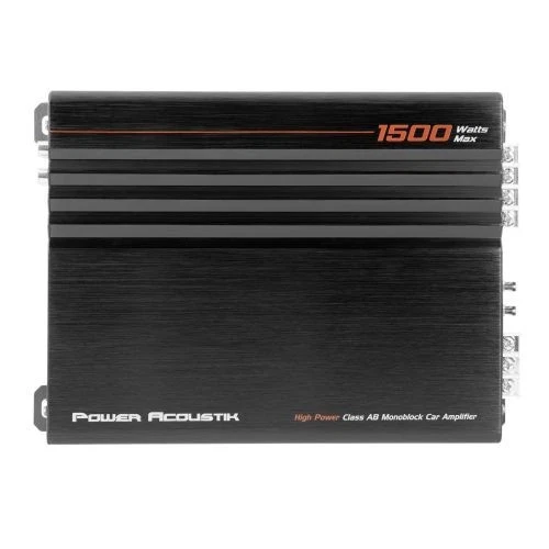Power Acoustik CA1-1500 | 1,500W Class A/B Monoblock Car Amplifier,  Bass Amp - Image 3 of 4