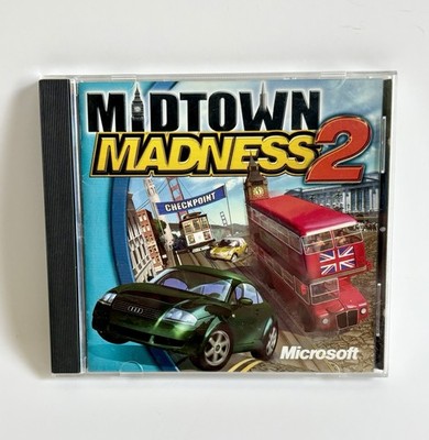 Midtown Madness 2 PC CD-ROM Game 2000 Microsoft Complete Untested