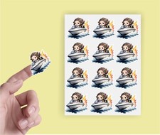x24 Jet Ski sticker Envelope Seal Craft Vinyl Stickers fz35