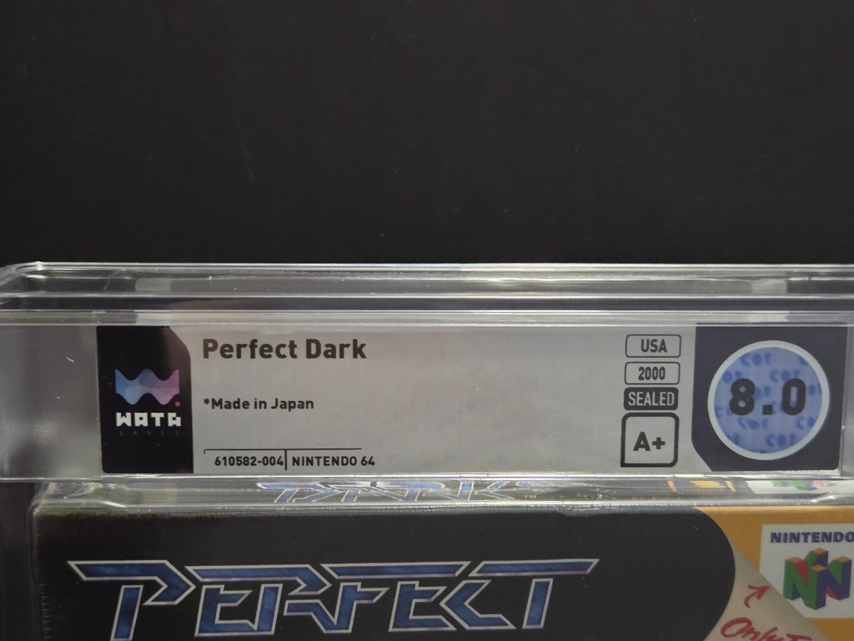 Perfect Dark Nintendo 64 N64 WATA Graded A+ CIB