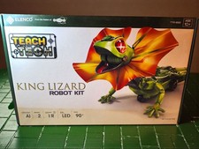 Elenco Teach Tech King Lizard Robot Kit TTR-892 STEM AI Infrared LED 90 pcs