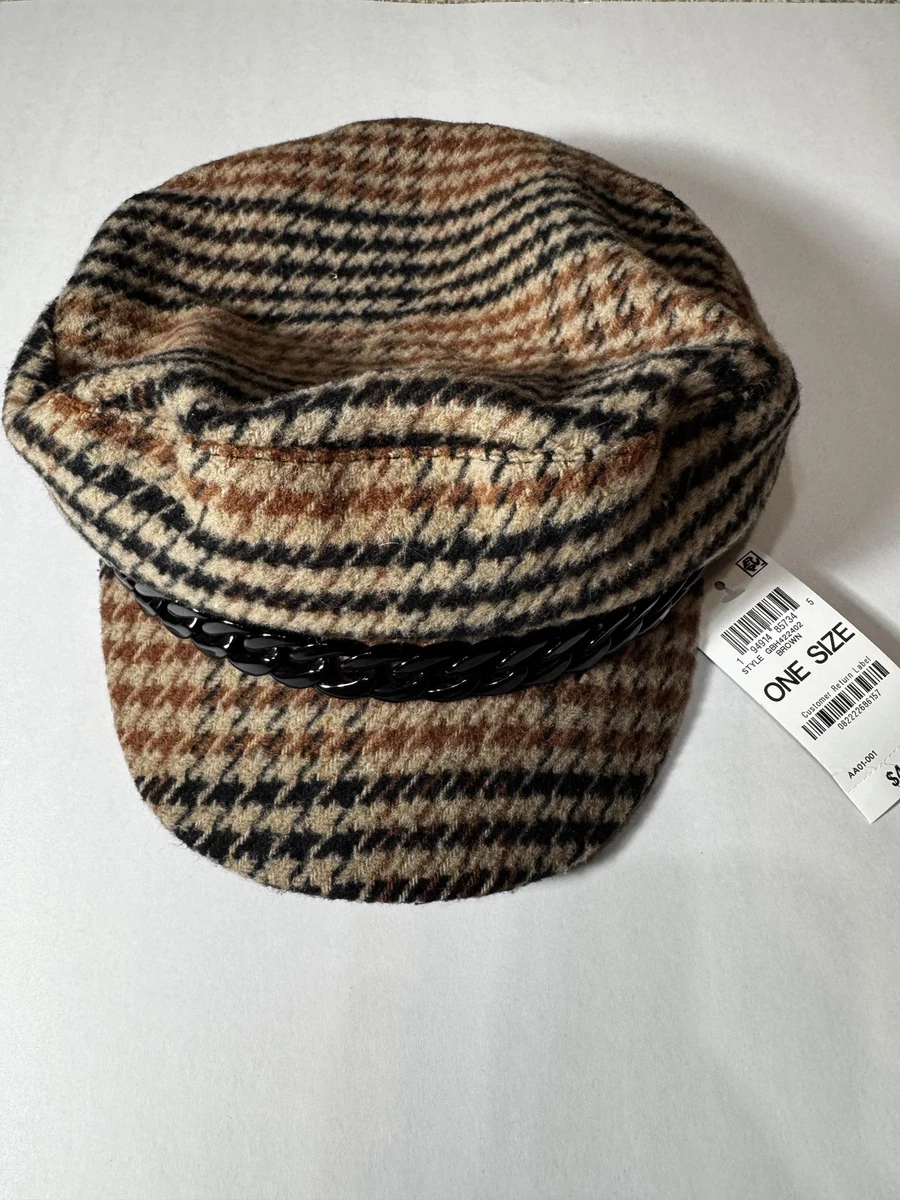 Houndstooth Hat In Women display picture 2