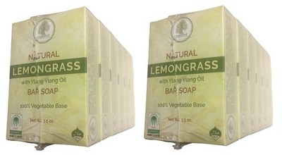 12 Bars - Madina lemongrass 100% Vegetable Base Soap 3.5 oz