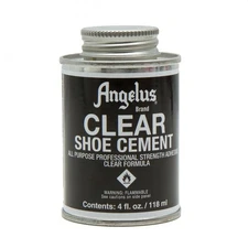 ANGELUS Clear Shoe Cement All Purpose Glue for Shoe Repair 4 oz