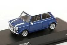 Solido 1/43 Mini Cooper Sport 1997 Tahitian Blue Car