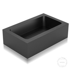 MMasters 2.5kg Premium Graphite Ingot Mold for Metal Casting High-Purity Materia