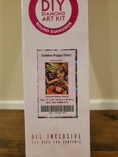 Diamond Art Club Hannah Lynn Round Kit - Golden Poppy Fairy PLS READ DESCRIPTION