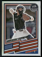 2026 Panini USA Baseball #183 Anderson Kaufmann Base Prizms Silver