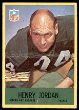 1967 Philadelphia #78 HENRY JORDAN  Green Bay Packers  VG (Creased/Wrinkles)