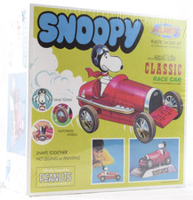 Atlantis Snoopy And His Classic Race Car Motorized Snap Plastic Model Kit M6894