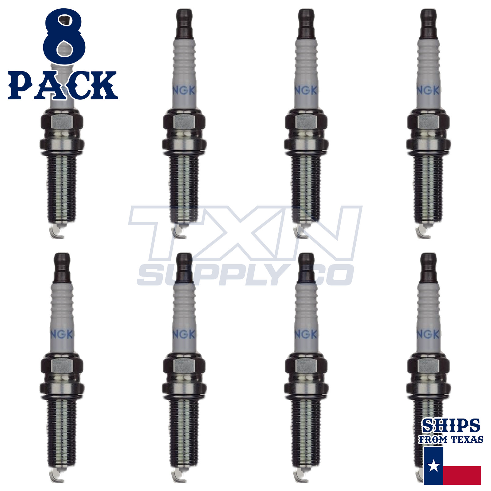 NGK 6706 LKAR8AI-9 Spark Plugs 8 Pack