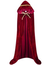 OurLore Unisex Full Length Hooded Robe Cloak Long Velvet Cape Cosplay Costume...