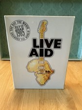Live Aid Live Concert 1985 DVD 2004 Complete 4 Disc Set, Booklet Slipcase
