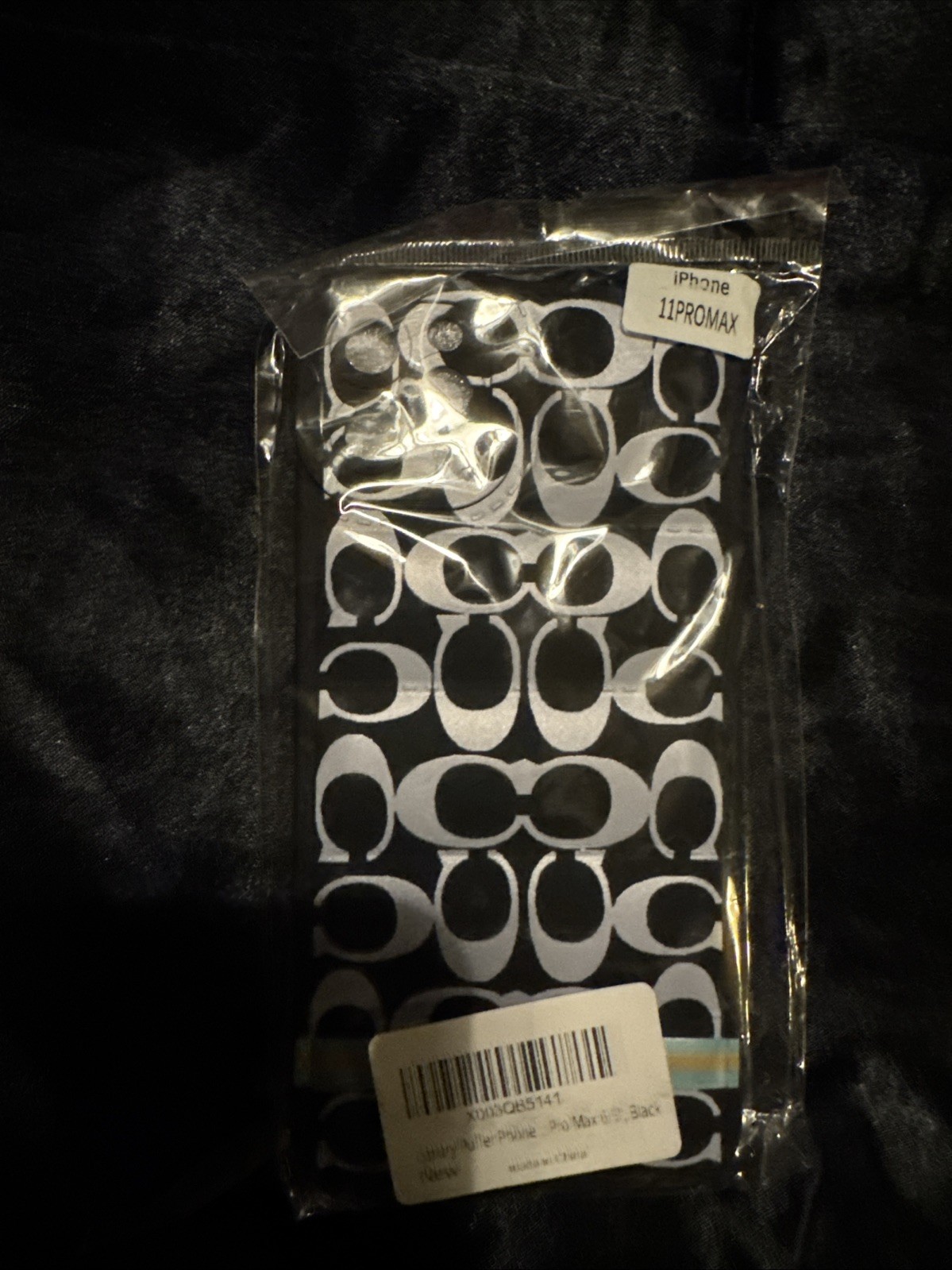 Phone Case iPhone 11 Pro Max Coach Black  Case New