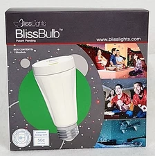 BlissLights BlissBulb  Laser Star Projector Green Light Bulb NEW
