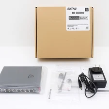 BUFFALO BS-GS2008 Layer 2 Giga Smart Switch 8 Port VLAN New
