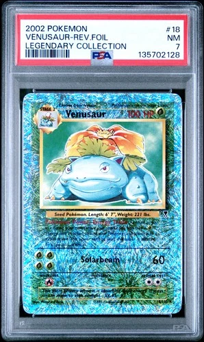 Pokemon Venusaur Reverse Holo Legendary Coll. 18 PSA 7
