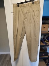 Polo Ralph Lauren Pleated Dress Pants 38x30 Khaki Tan Casual 