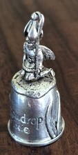 SILVER SCENES PLATED PEWTER THIMBLE JANUARY SNOWDROP PIXIE-346