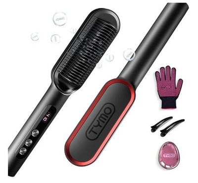 TYMO Ring Plus Ionic Hair Straightener Brush 