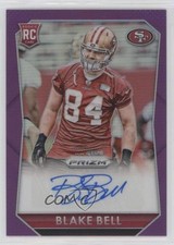 2015 Panini Prizm Rookie Signatures Violet Prizm Blake Bell #RS-BB Auto 17h0