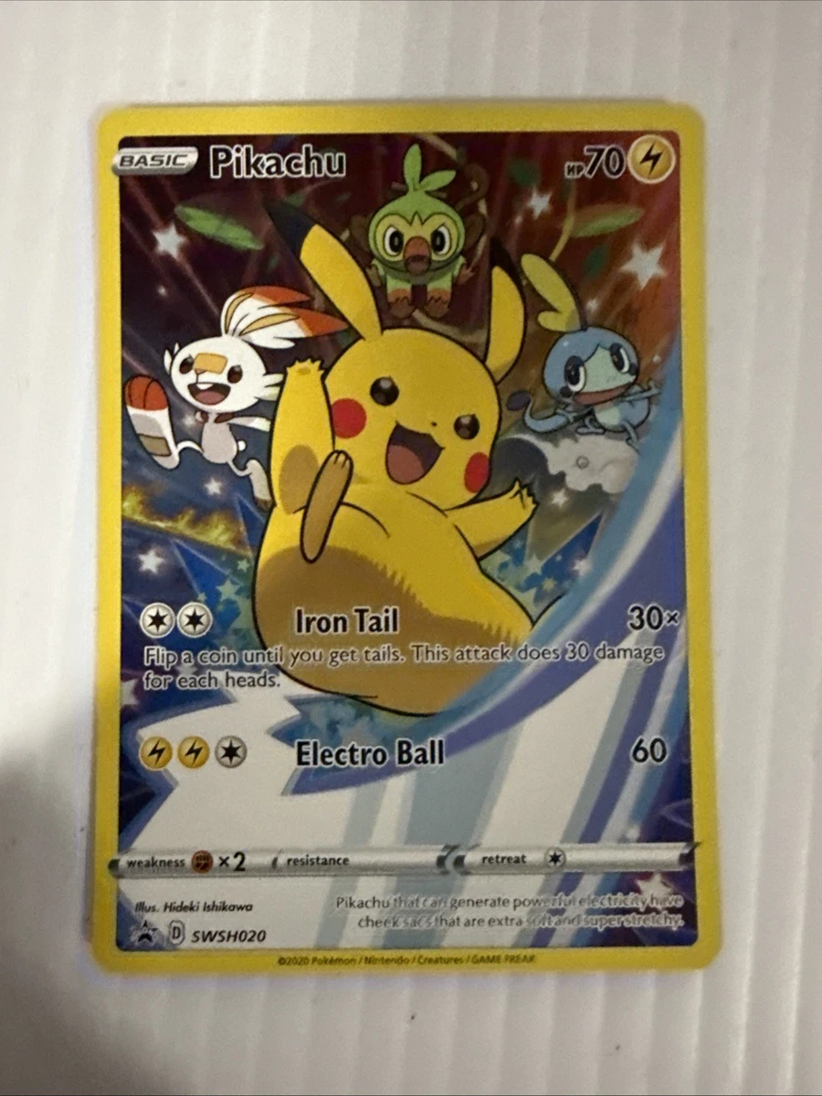 Pikachu SWSH020 SWSH: Sword & Shield Promo Cards Holo for sale
