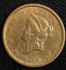 Nice 1851 P Philadelphia Liberty Head Gold $1 Dollar US Coin