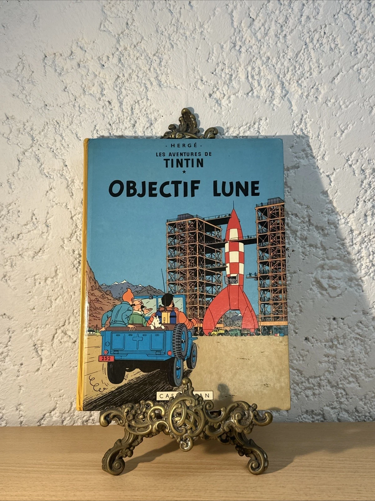 BD Les Aventures De Tintin Objectif Lune Hergé Casterman 1947