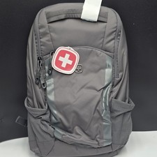 SWISSGEAR Discreet Travel Work Commuter Backpack Fits 15" Laptop - Charcoal Gray