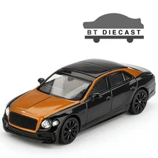 MINI GT BENTLEY FLYING SPUR 1/64 DIECAST ORANGE FLAME / ONYX BLACK MGT00991