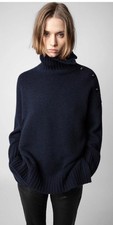 Zadig  Voltaire Nalma Cashmere Sweater Jumper Pullover Sz XS