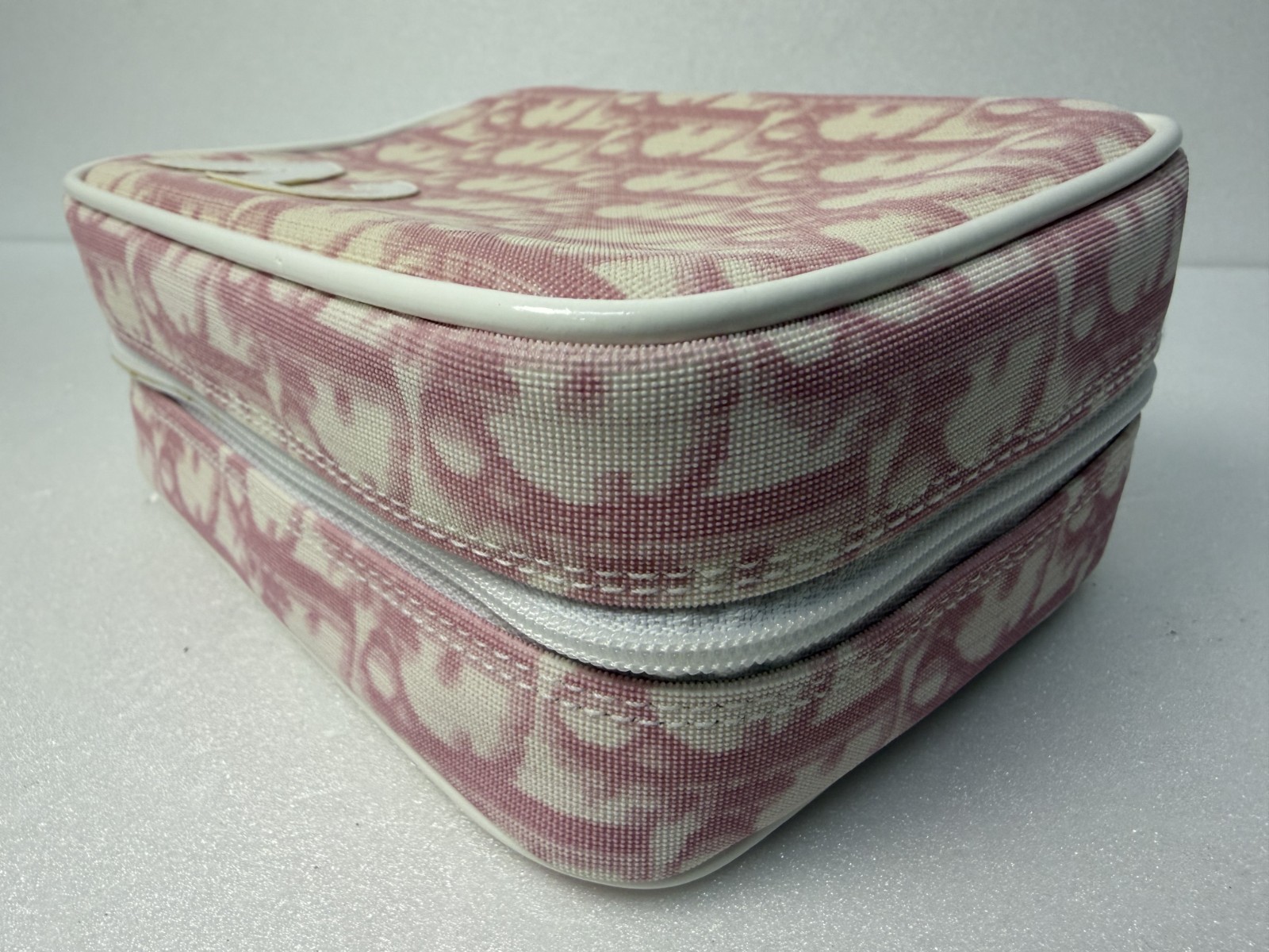 Dior Pouch Trotter Pink Canvas No2 CD Authentic thumbnail 4