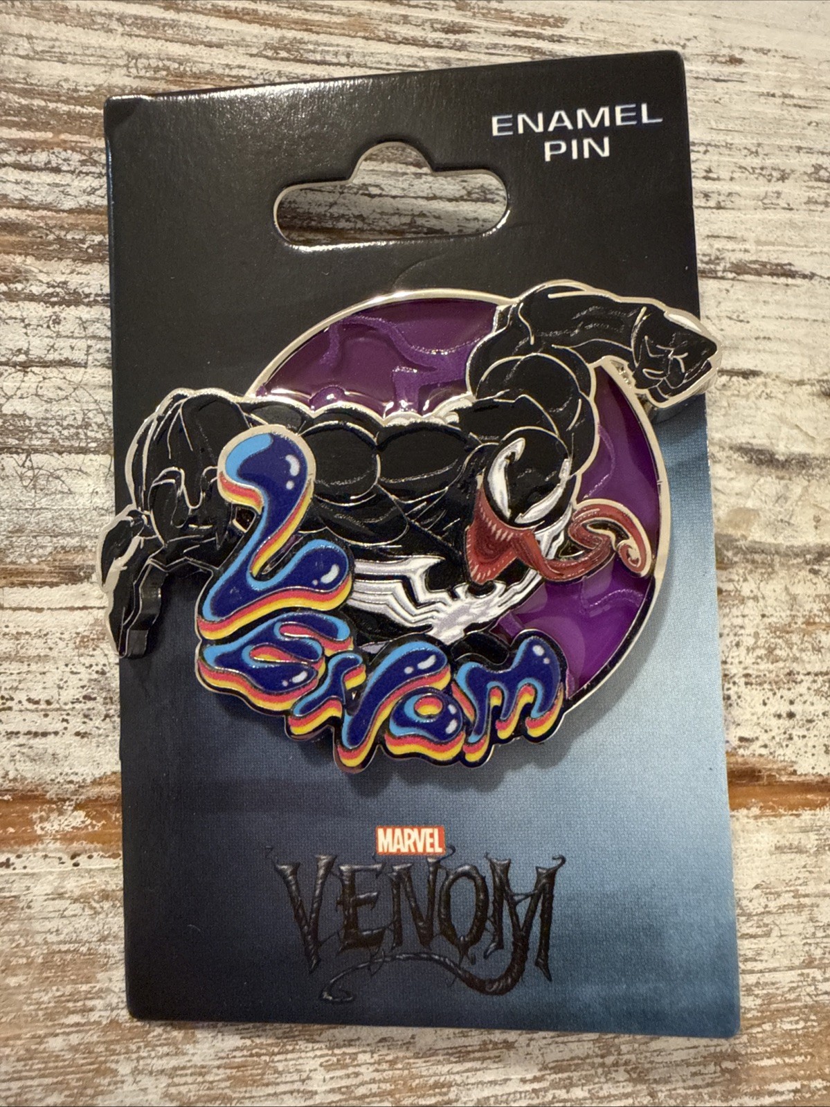 NEW! Disney Marvel Venom Metal Enamel Pin!