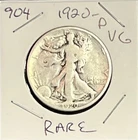 1920-D VG RARE WALKING LIBERTY HALF DOLLAR