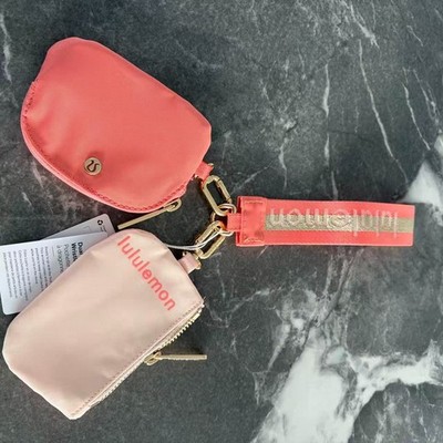Lululemon Dual Pouch Wristlet Keychain Wallet NWT Athletica