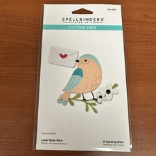 Spellbinders Paper Arts Love Note Bird Cutting Dies S4-1352 8pc Cardmaking