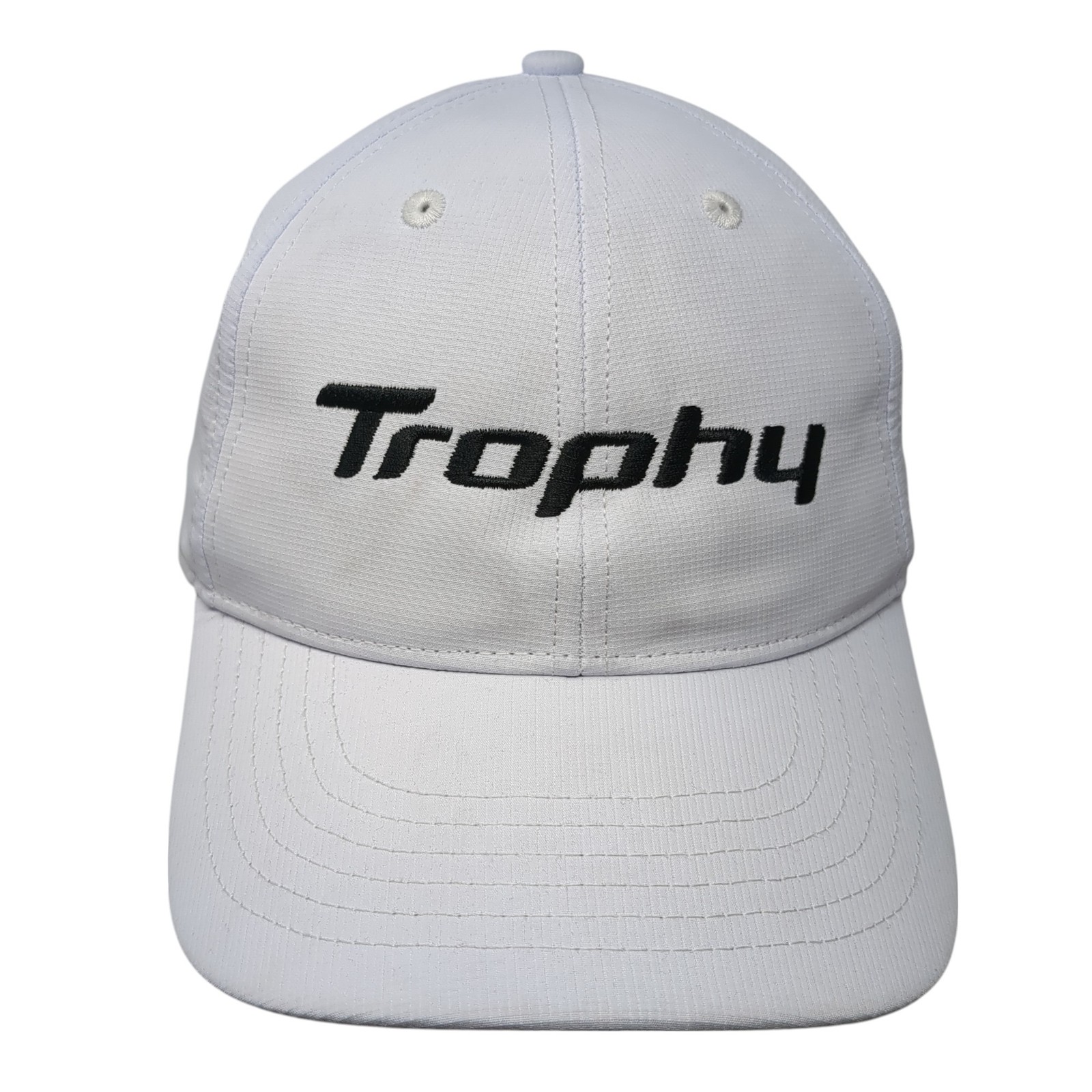 Trophy Strapback Baseball Cap White One Size Adju… - image 1