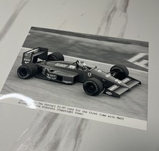 Original Pressefoto Photo Ferrari 637 Period Race Imola F1-87 Michele Alboreto