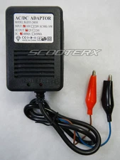 ScooterX 12 Volt  Automatic Shut off Lead Acid Battery Charger Moped Scooter ATV