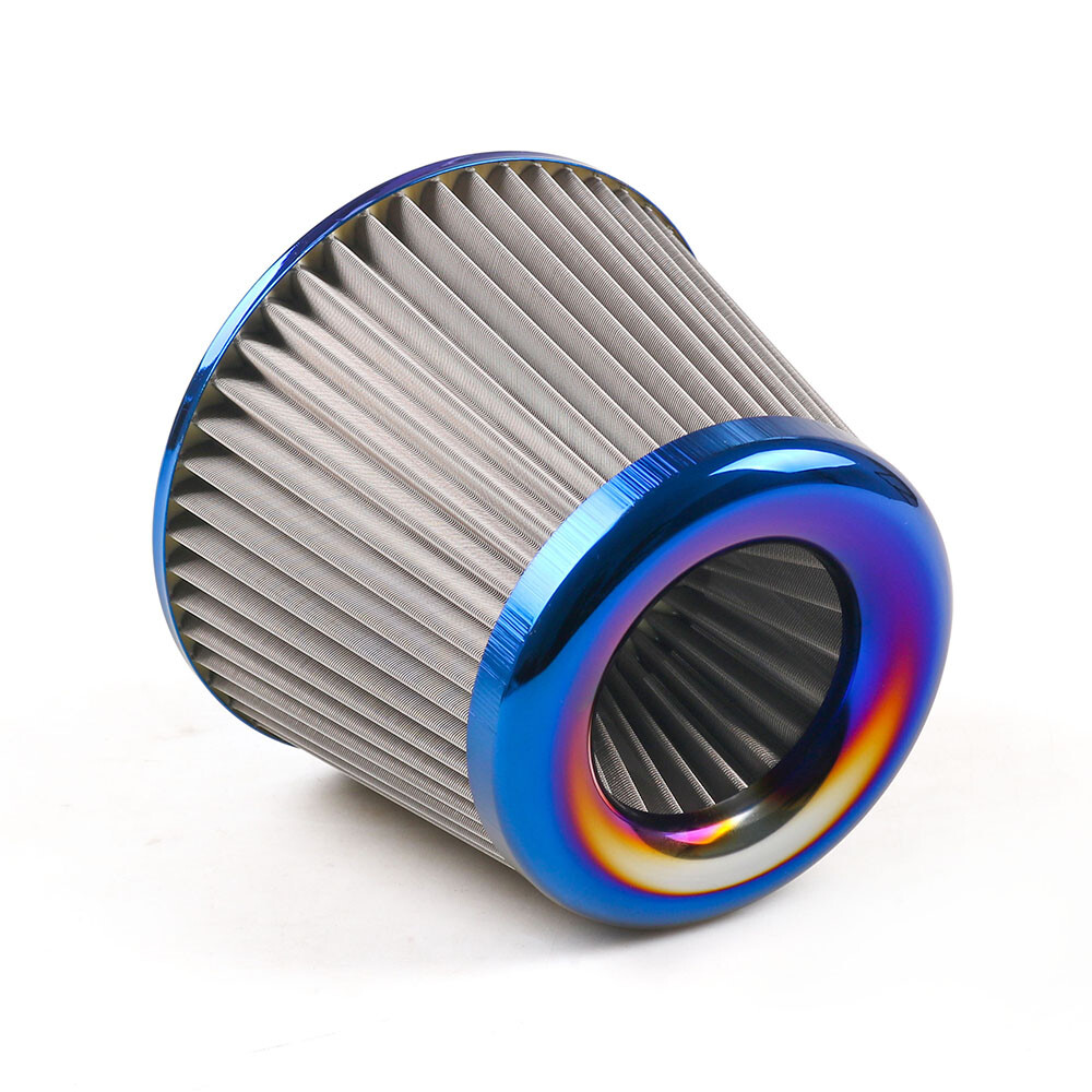 3'' 76mm Air Filter + Universal Air Intake Filter Heat Shield Cover  2.5-3.5 | eBay