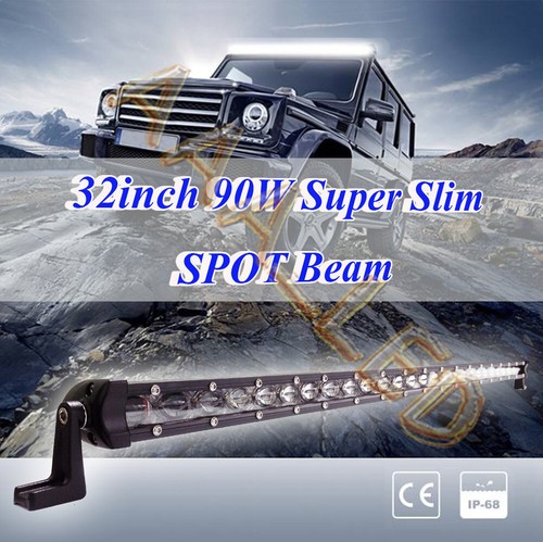 Ultra Thin 32 Inch LED Light Bar Spot Offroad Driving SUV ATV Truck Fog Lamp 34"