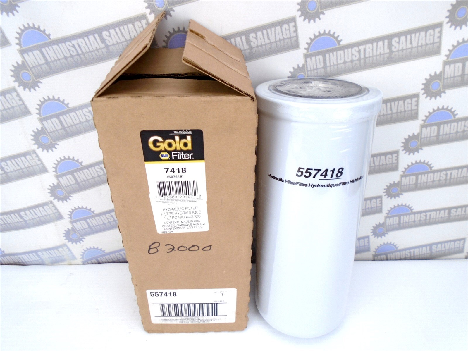 NAPA GOLD FILTER - 7418 - HEAVY DUTY HYDRAULIC FILTER - 57418 - FIL7418 -(NEW)